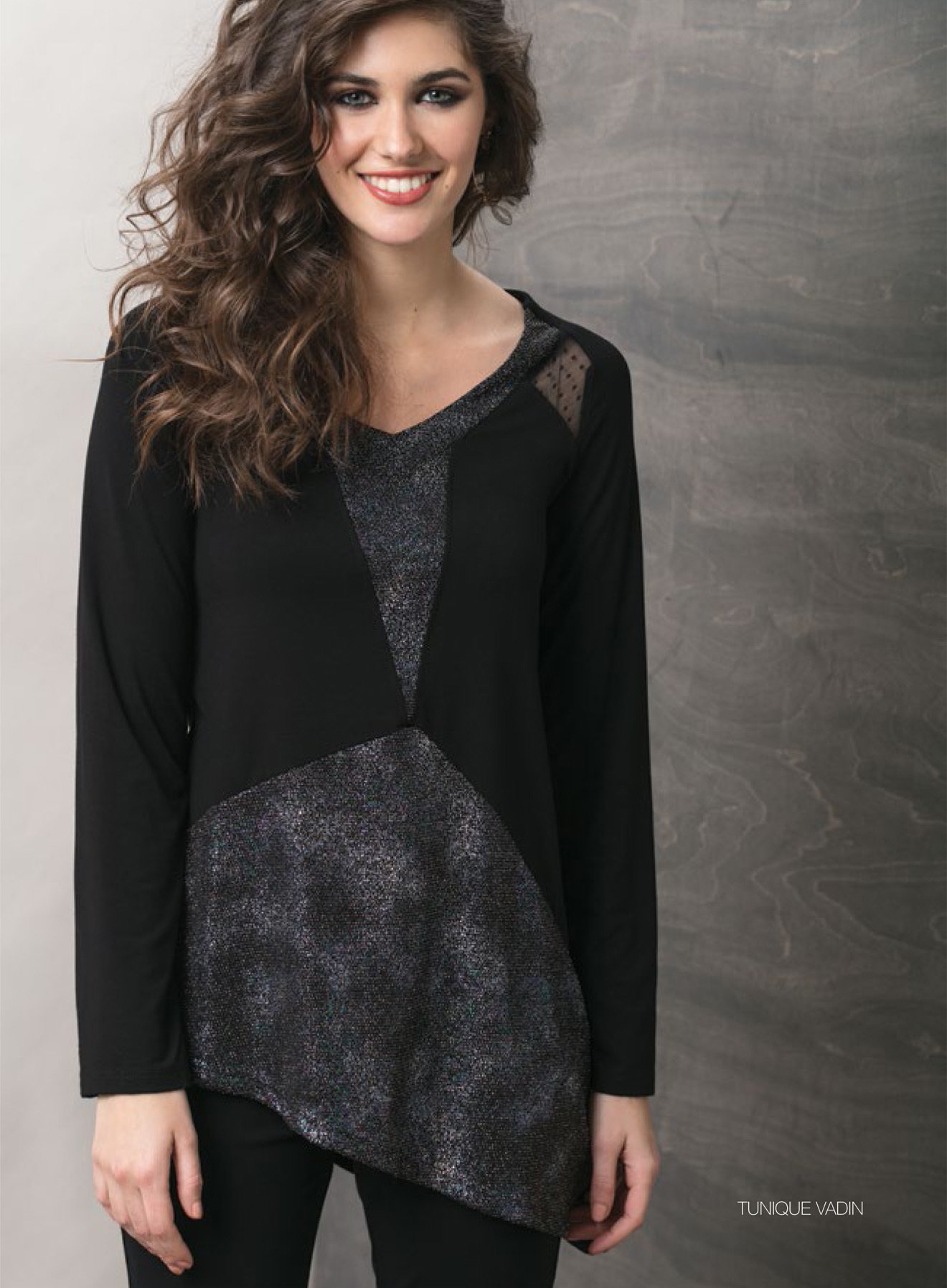 Maloka: Starry Night Asymmetrical Tunic (1 Left!) MK_VADIM
