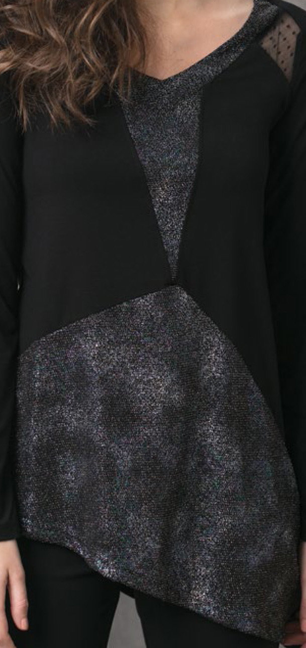 Maloka: Starry Night Asymmetrical Tunic (1 Left!)