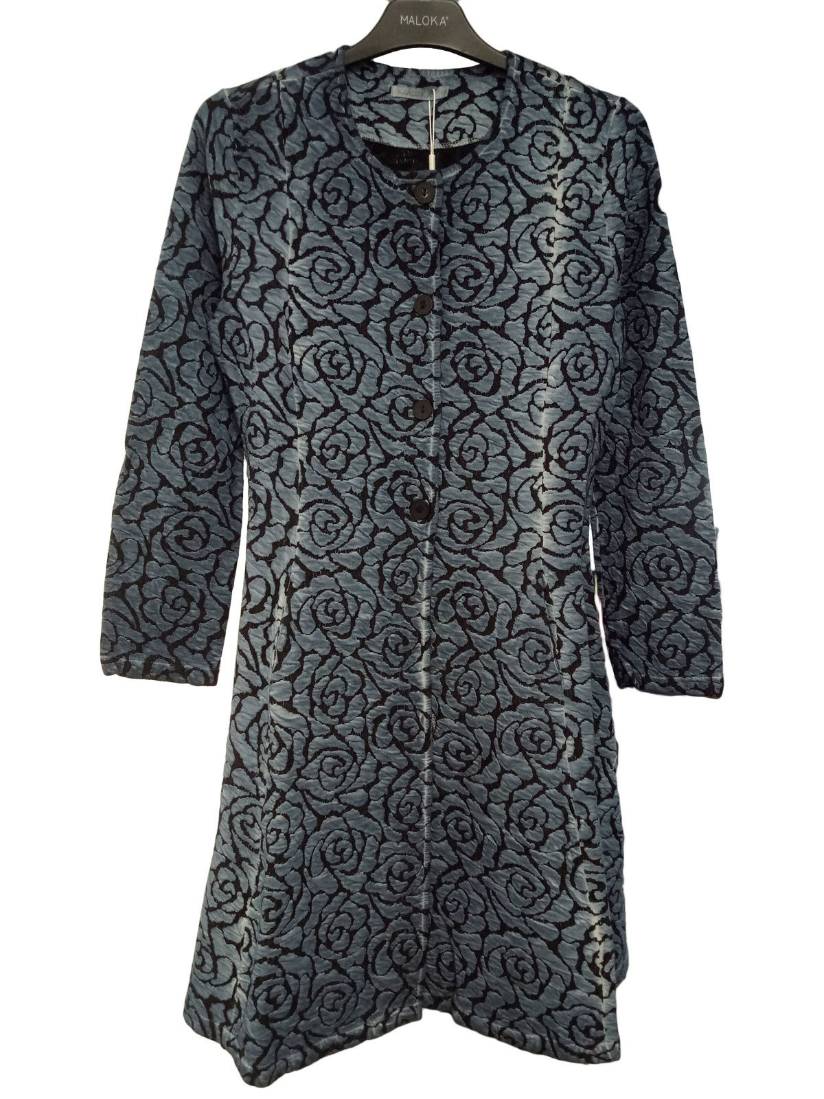 Maloka: Black Rose Fit & Flare Coat (More Colors!)