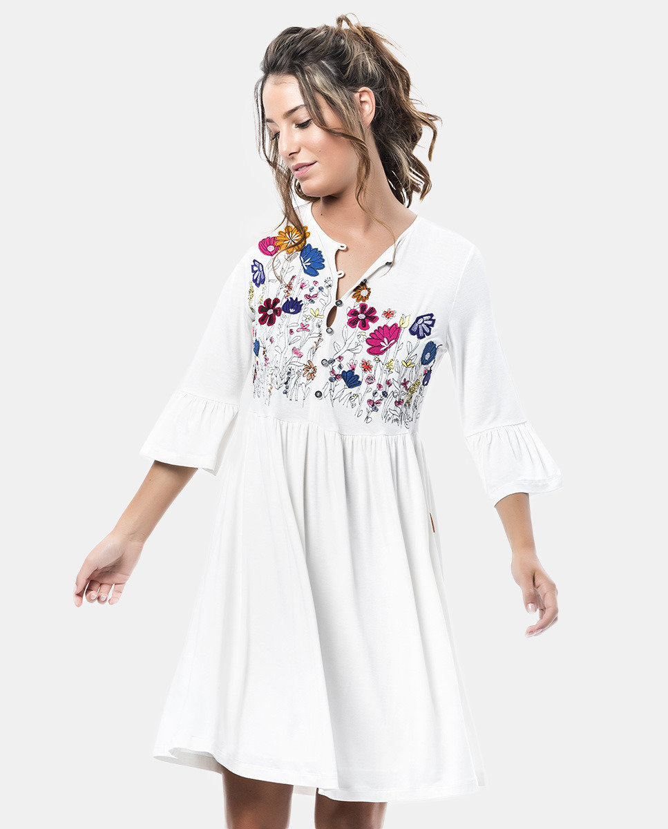 Mamatayoe: Fuschia Snow Garden Flute Dress (2 Left!)