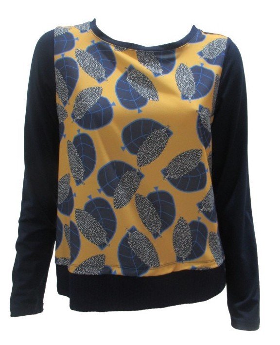 Maloka: Limoncello Petal Mixed Media Tunic (2 Left!) MK_IOANA_N