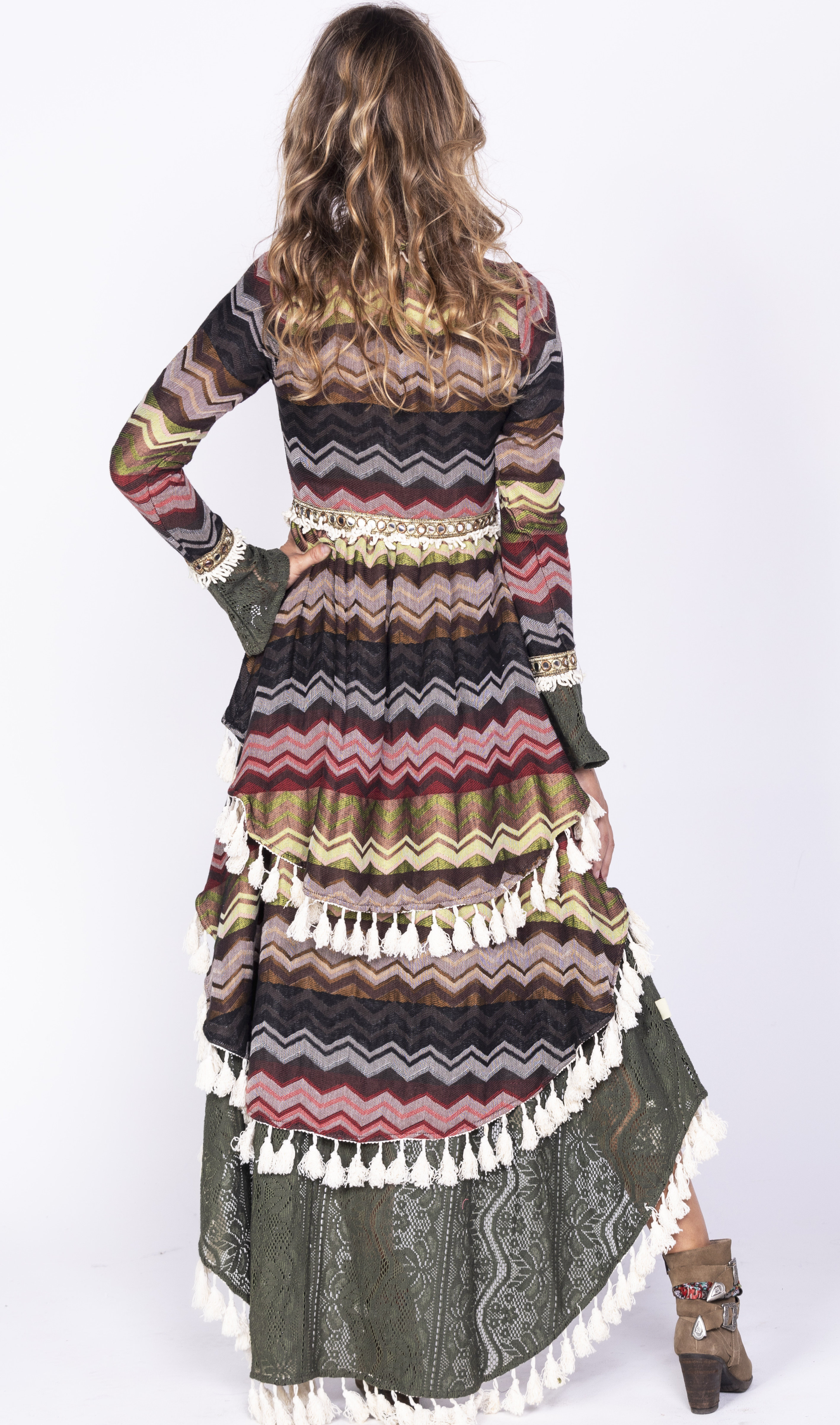 Savage Culture: Layers Of Boho Fun Dress Chambal (1 Left!)
