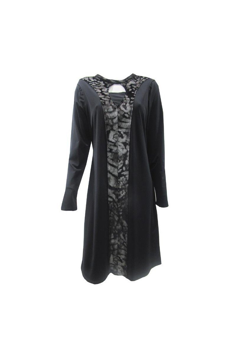 Maloka: Keyhole Pieced Velvet Hourglass Dress MK_CLYDE