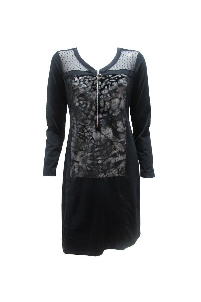 Maloka: Princess Seamed Velvet Zip Dress (Few Left!)