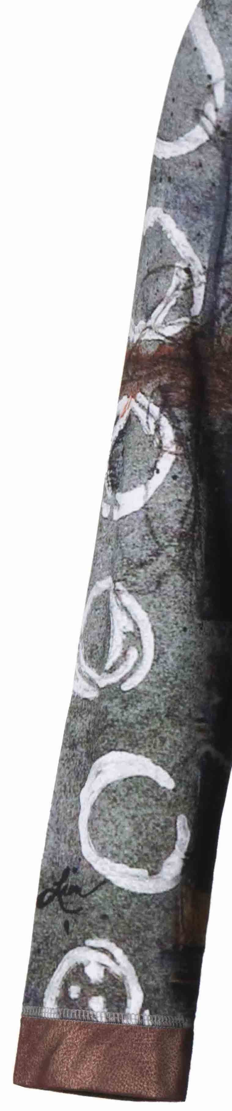 Simply Art Dolcezza: Exotic Truffle Collection Abstract Flutter Tunic