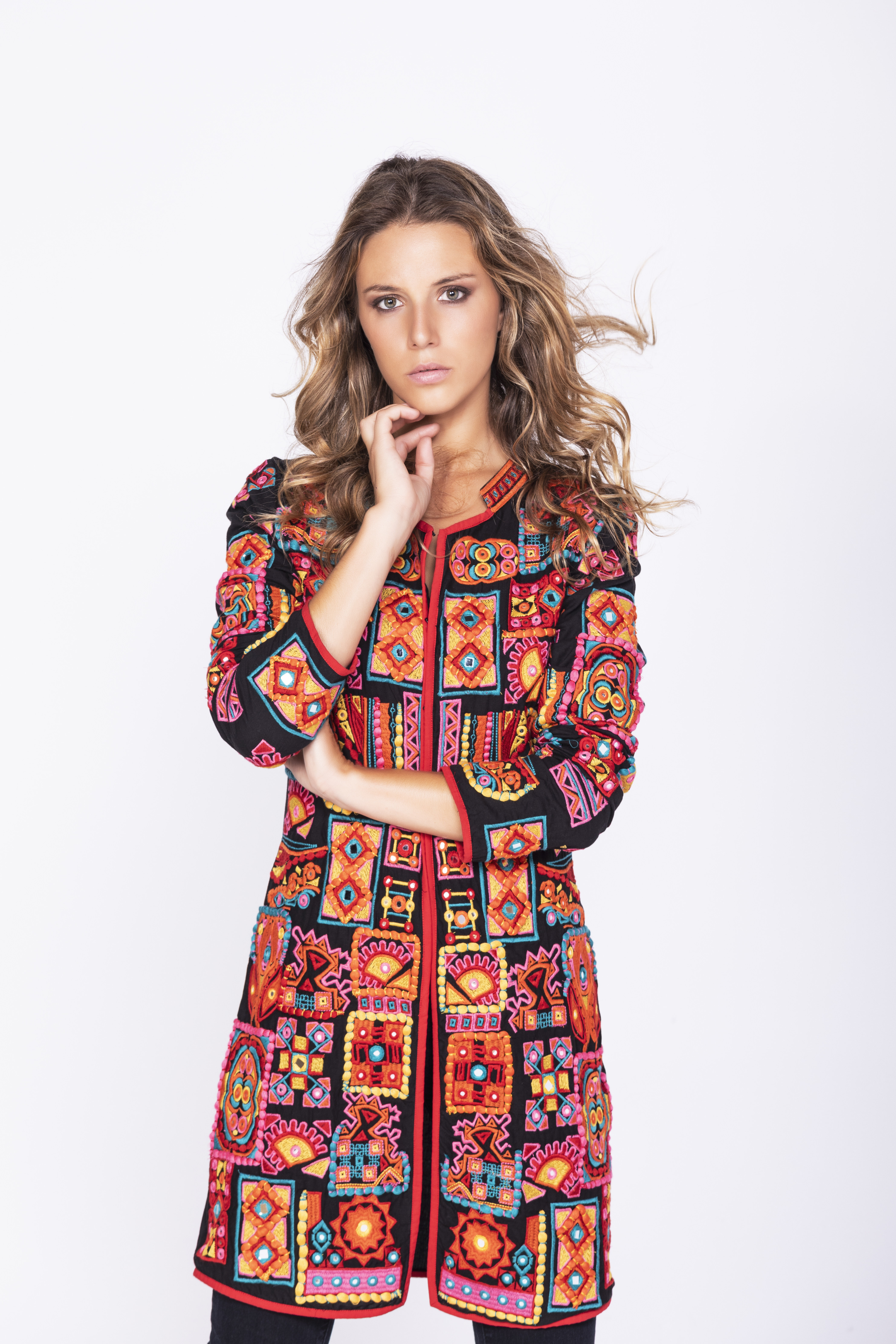 Savage Culture: Pink Sand Beach Cotton Coat Sarayu SAVAGE_35670