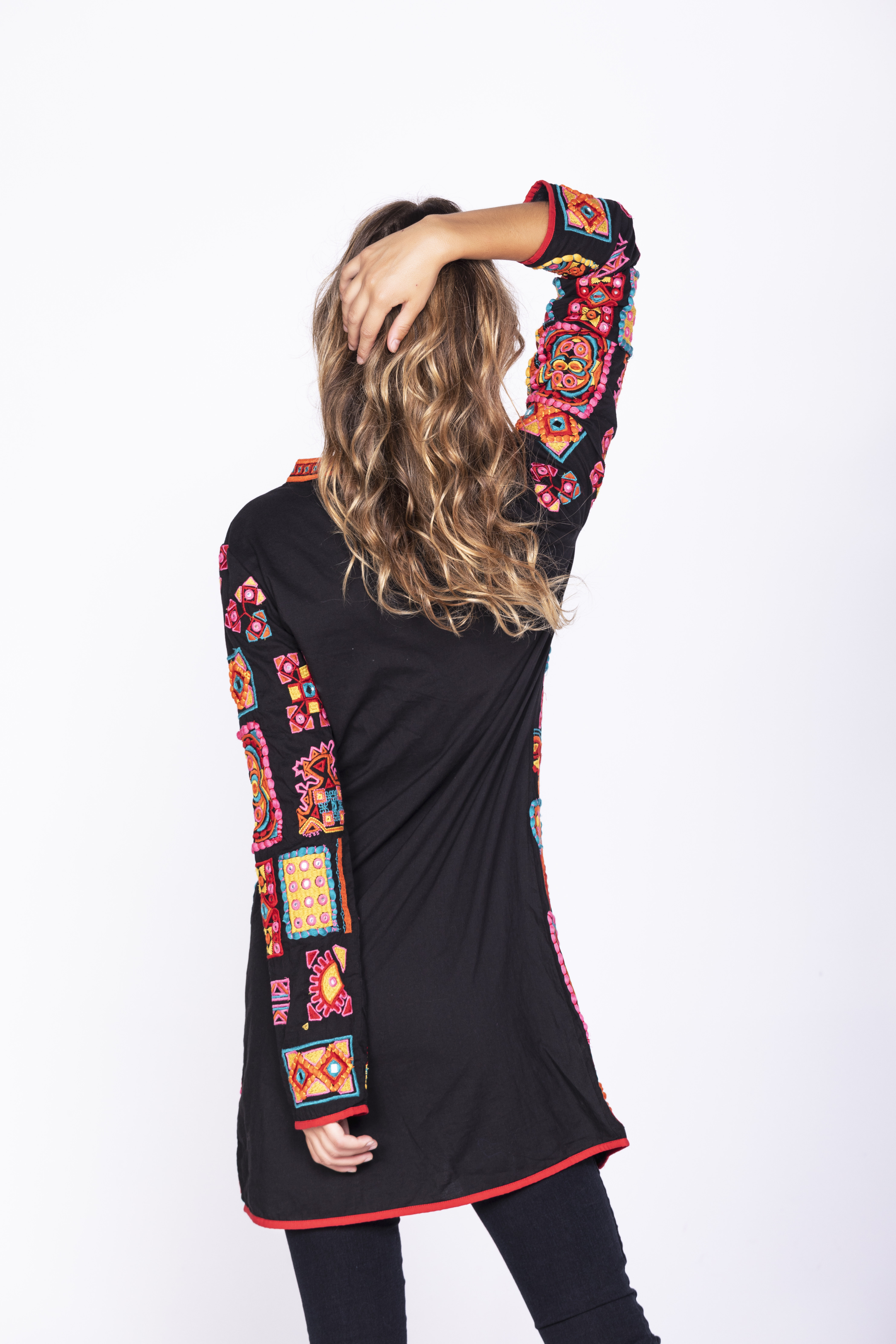 Savage Culture: Pink Sand Beach Cotton Coat Sarayu