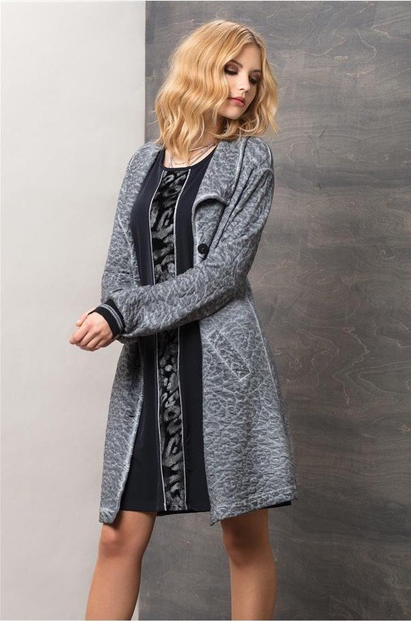 Maloka: Rose Imprinted Cotton Coat Passion (More Colors!) MK_TONI