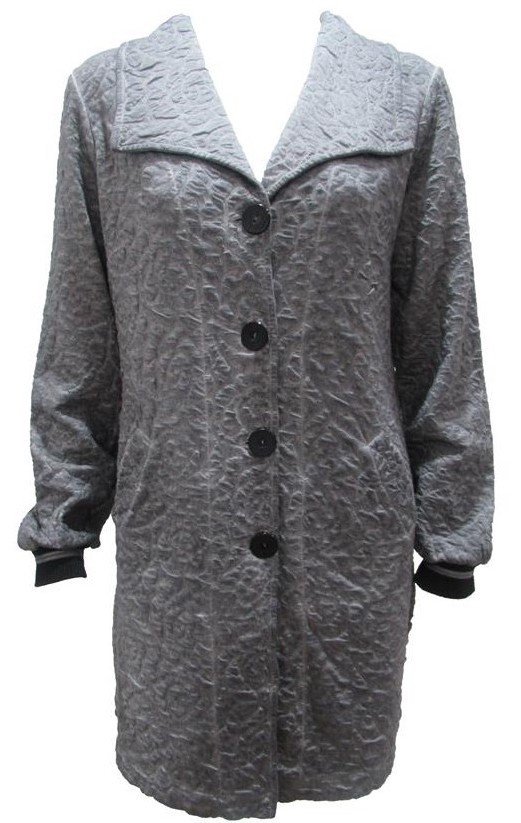 Maloka: Rose Imprinted Cotton Coat Passion (More Colors!)