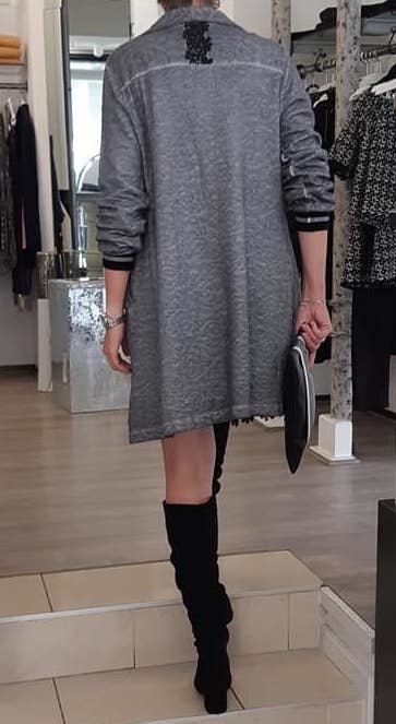Maloka: Rose Imprinted Cotton Coat Passion (More Colors!)