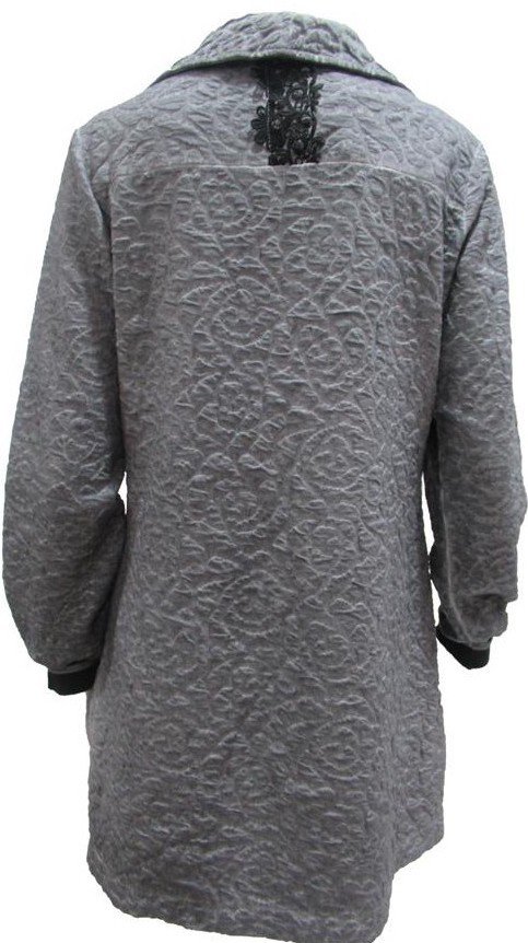 Maloka: Rose Imprinted Cotton Coat Passion (More Colors!)