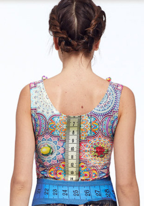 IPNG: Rose Garden Pom Pom Lokoometric Illusion Blouse