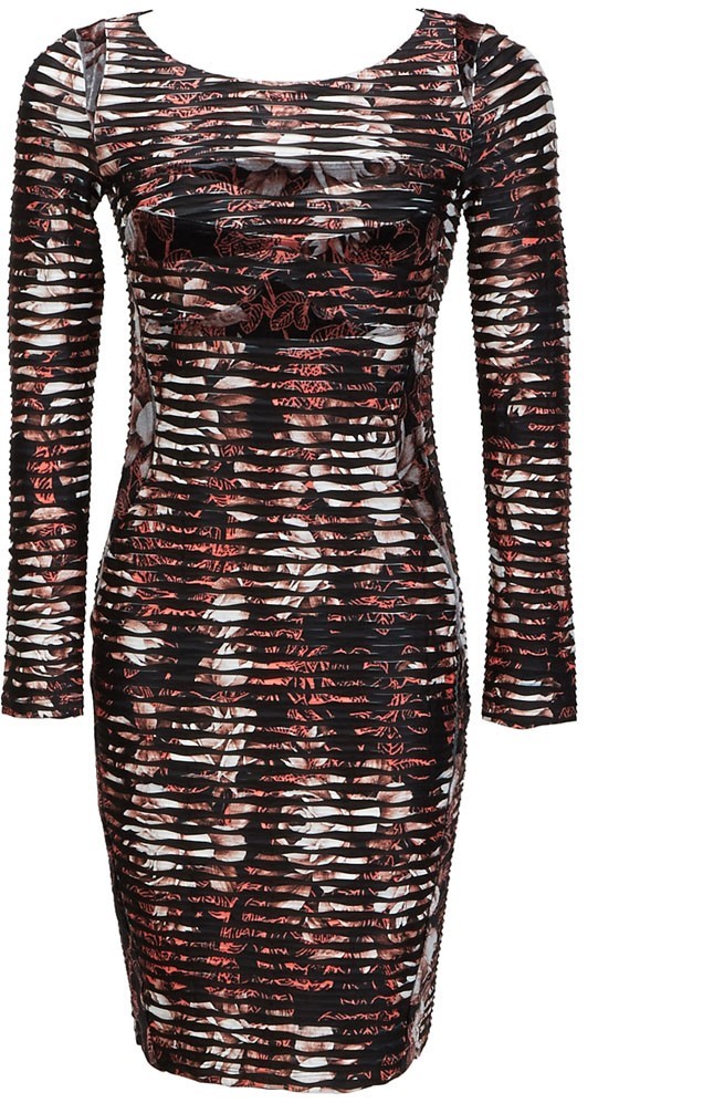 Eroke Italy: Crinkled Rosette Dress