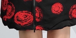 L33 Paris: Abstract Rosette Long Coat