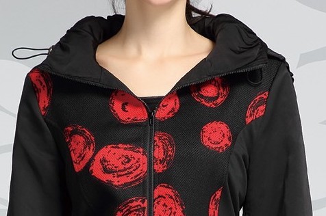 L33 Paris: Abstract Rosette Long Coat