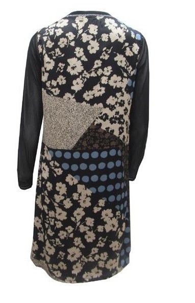 Maloka: Romantic Asymmetrical Petal Pieced Slip Dress