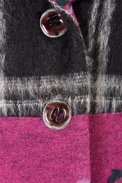 Save The Queen: Forever Fuschia Wool Short Coat