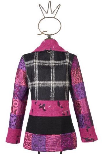 Save The Queen: Forever Fuschia Wool Short Coat