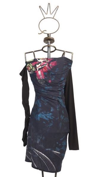 Save The Queen: Open-Shoulder Ruched Embroidered Midi Dress