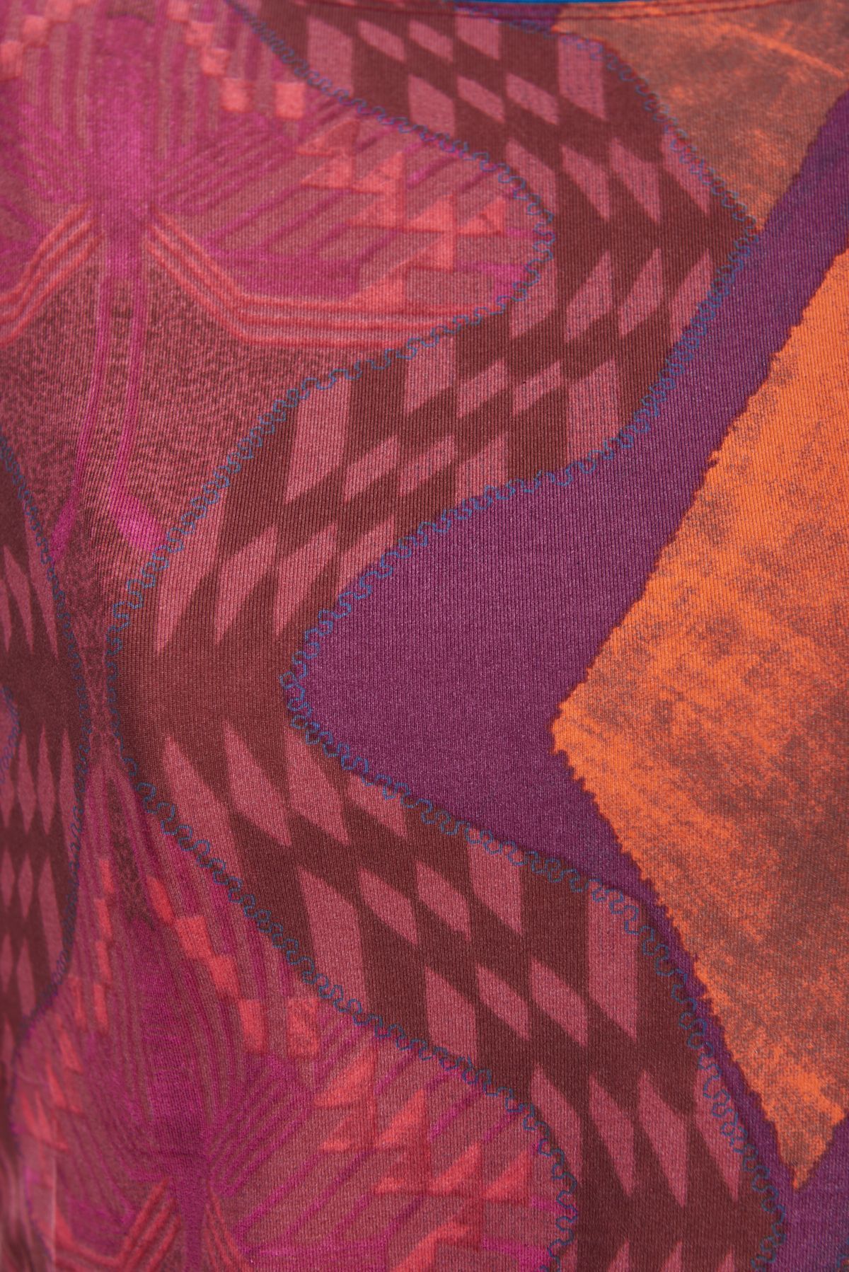 Save The Queen: Heart My Bodice Abstract Art Mixed Media Sweater Tunic