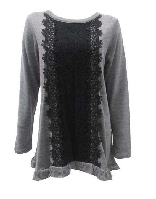 Maloka: Just Flowers & Ruffles Tricot Tunic (More Colors, Few Left!)