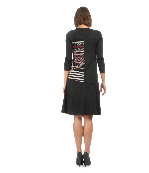 S'Quise Paris: Crinkled Hem & Cuffed Midi Sweater Dress (2 Left!)