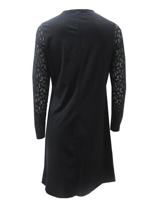 Maloka: Candy Mesh Sleeve Midi Dress