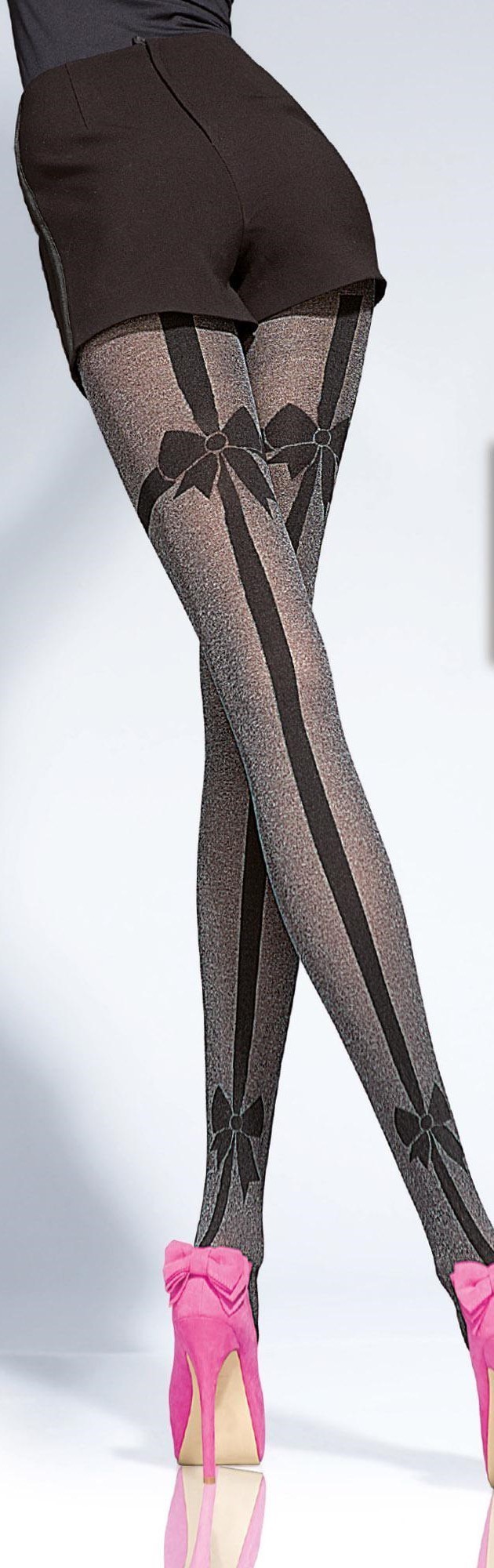 Fiore: Sexy Little Bow Tights (Only Choco Left!!) FIO_DELMINA