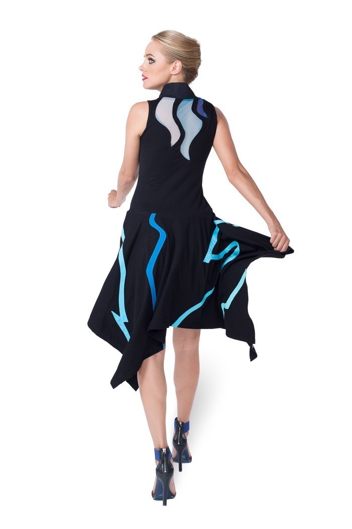 Pygmees Paris: Asymmetrical Sultry Geisha Dress