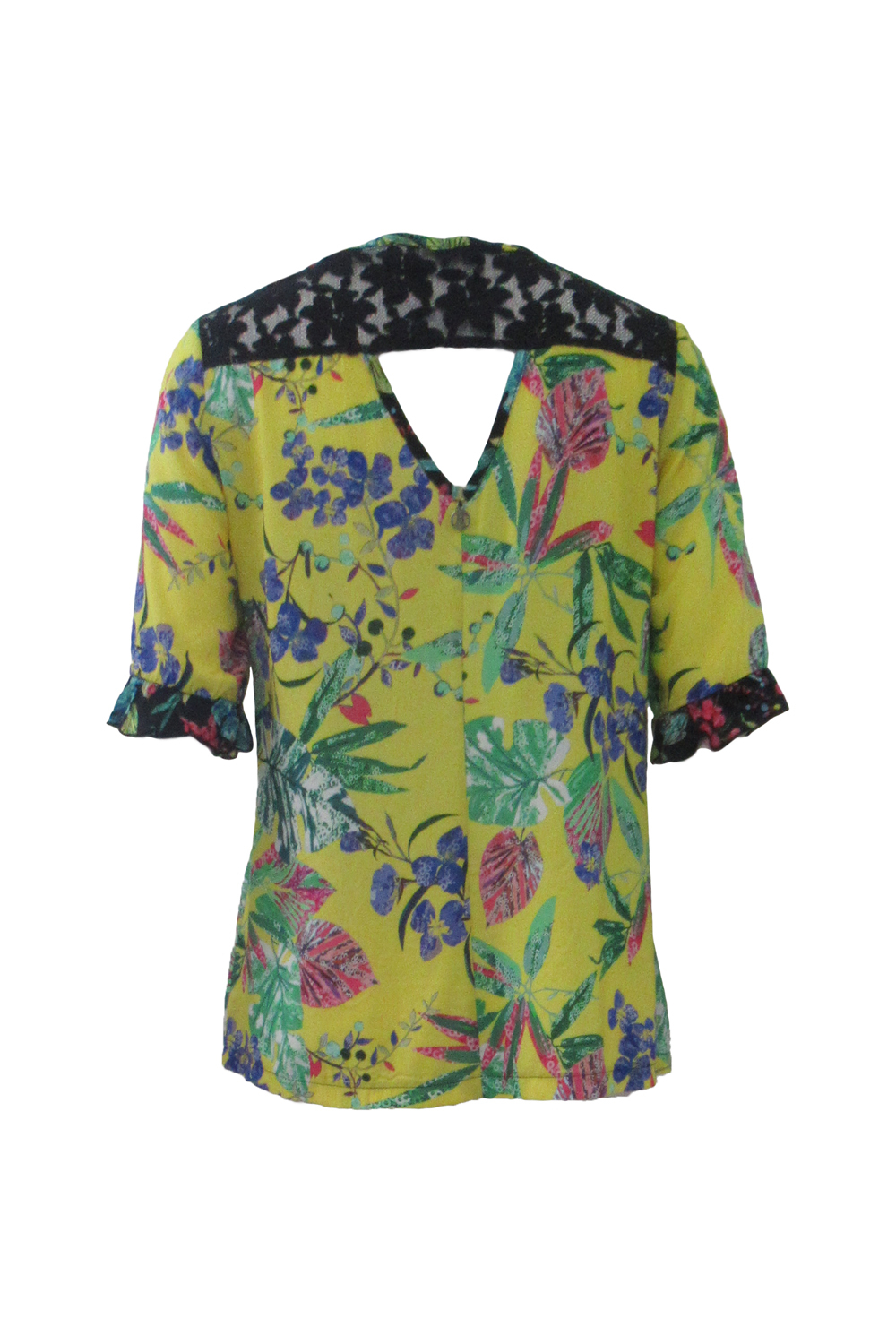Maloka: Pink Eucalyptus Keyhole Top