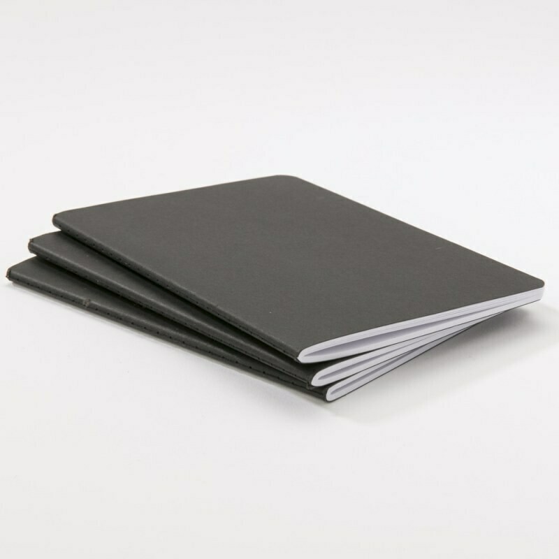 3 carnets Noir 40p 12x17cm 3 carnets Noir 40p 12x17cm