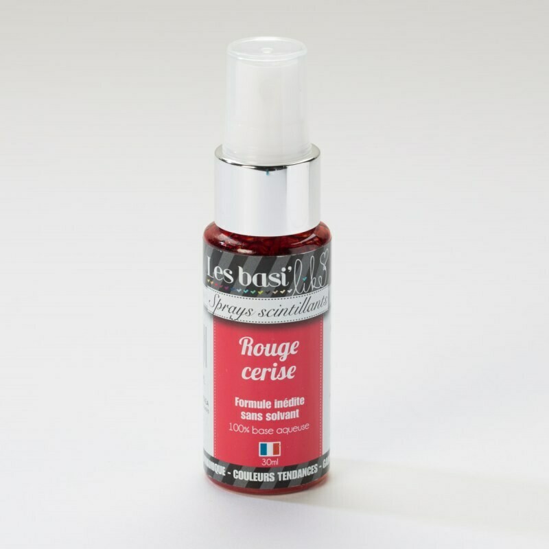Encres en sprays - couleur Rouge cerise Encres en sprays - couleur Rouge cerise