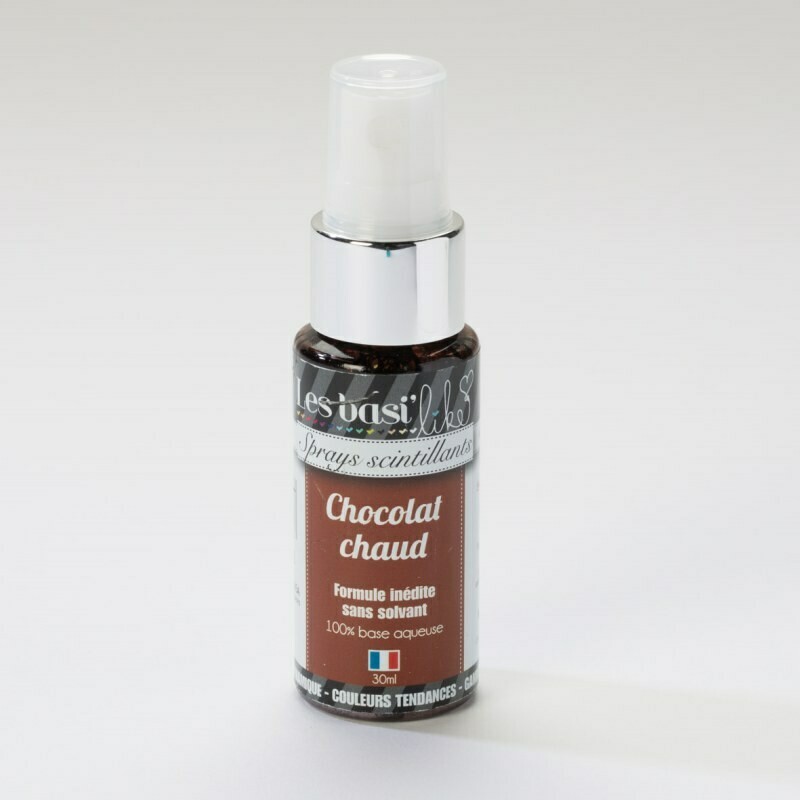 Encres en sprays - couleur Chocolat chaud Encres en sprays - couleur Chocolat chaud