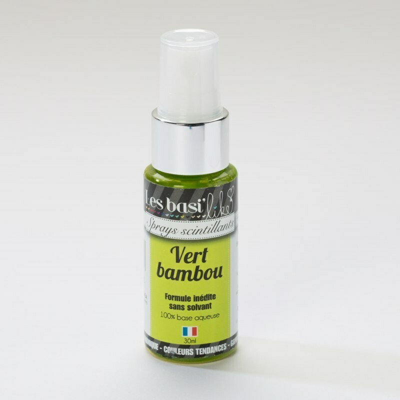 Encres en sprays - couleur Vert bambou Encres en sprays - couleur Vert bambou