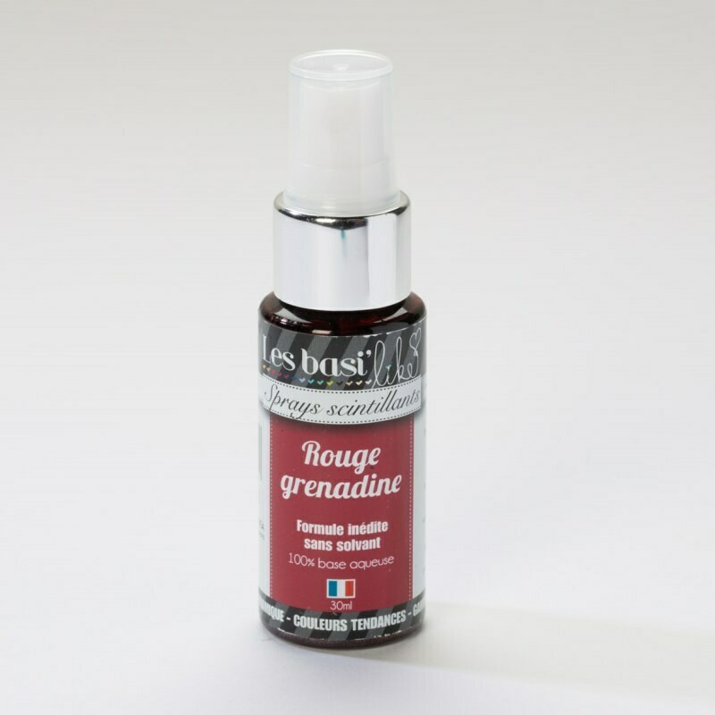 Encres en sprays - couleur Rouge grenadine Encres en sprays - couleur Rouge grenadine