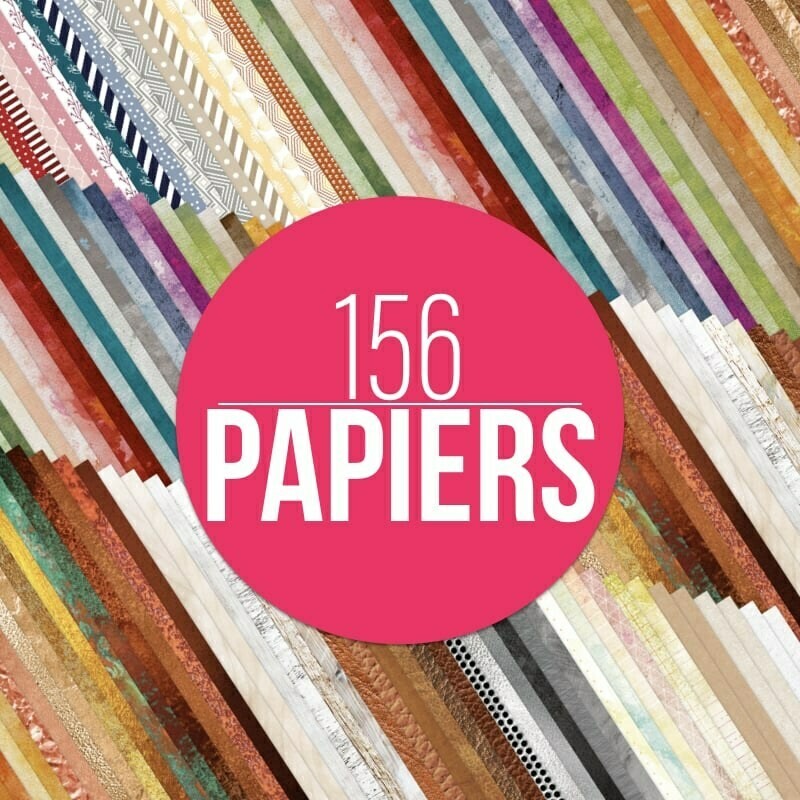 Lot de 156 papiers Lot de 156 papiers