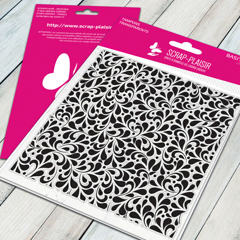 Set de tampons clear de fond riverie - 10x10cm Set de tampons clear de fond riverie - 10x10cm