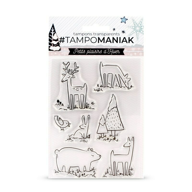 Animaux dans la neige - 10x15cm Animaux dans la neige - 10x15cm