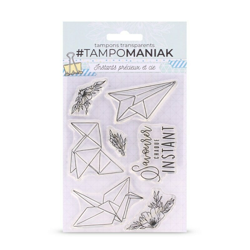 Set de tampons clear Instant origami - 10x15cm Set de tampons clear Instant origami - 10x15cm