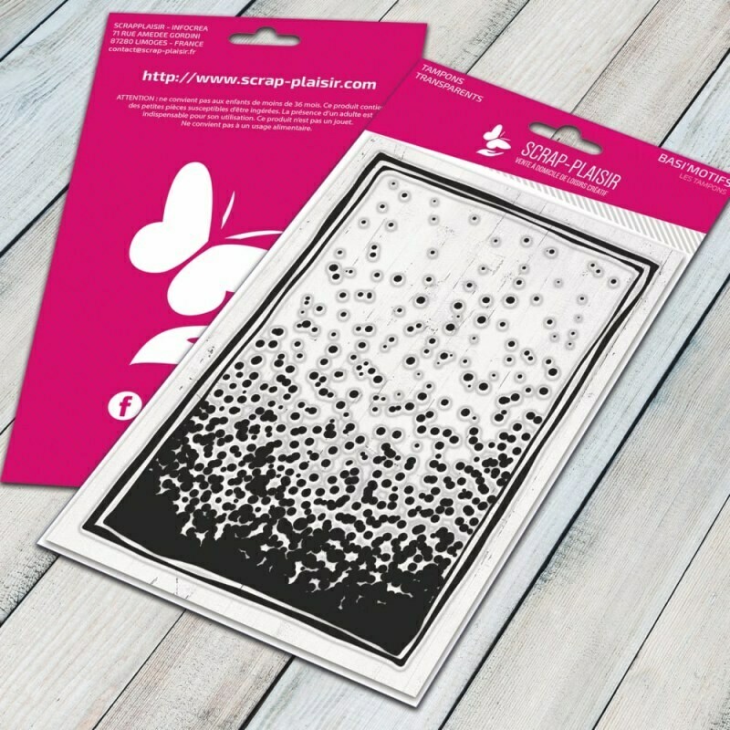 Set de 1 tampons clear mixed-media dots - 10x15cm Set de 1 tampons clear mixed-media dots - 10x15cm