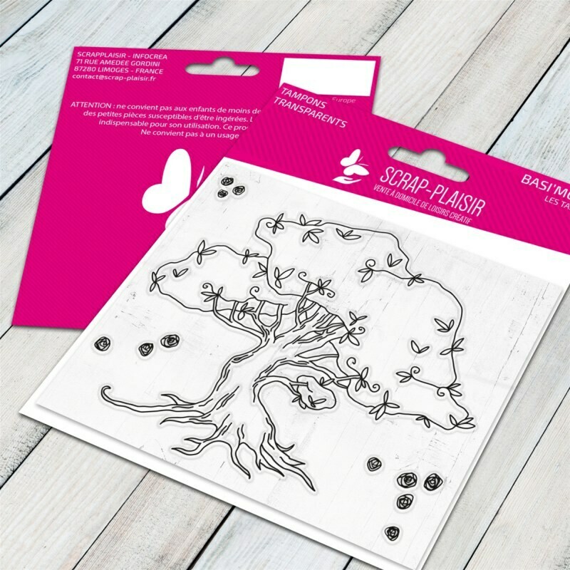 Set de tampons clear l arbre à voeux - 10x8cm Set de tampons clear l arbre à voeux - 10x8cm