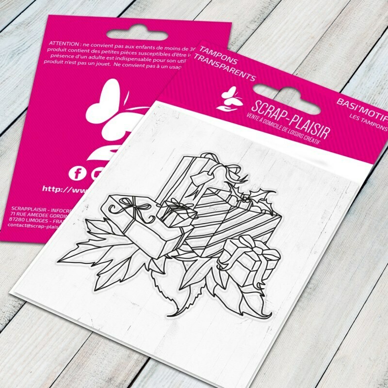 Set de tampons clear cadeaux - 7,5x7cm Set de tampons clear cadeaux - 7,5x7cm