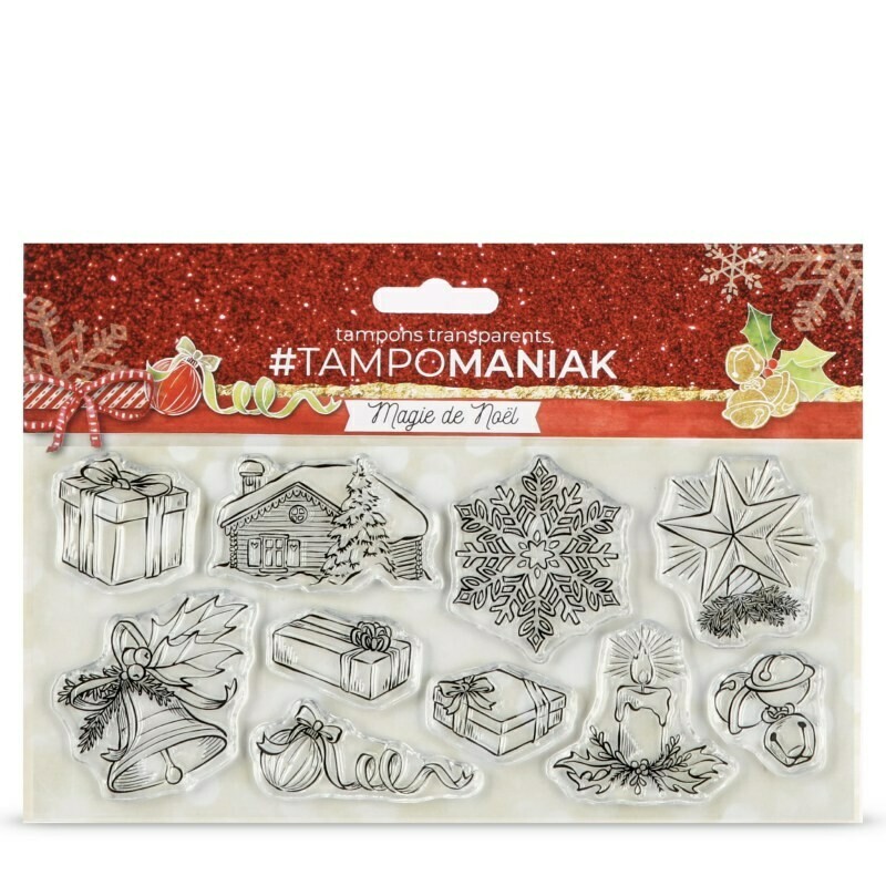Set de tampons clear Au pied du sapin - 10x21cm Set de tampons clear Au pied du sapin - 10x21cm