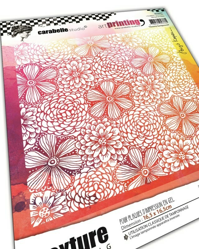 Art Printing Carré : Flowery background by birgit Koopsen Art Printing Carré : Flowery background by birgit Koopsen