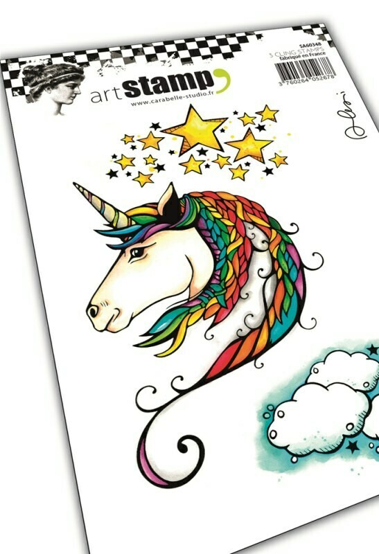 Set de 3 tampons cling A6 : Ma Belle Licorne by Alexi - 10x15cm Set de 3 tampons cling A6 : Ma Belle Licorne by Alexi - 10x15cm