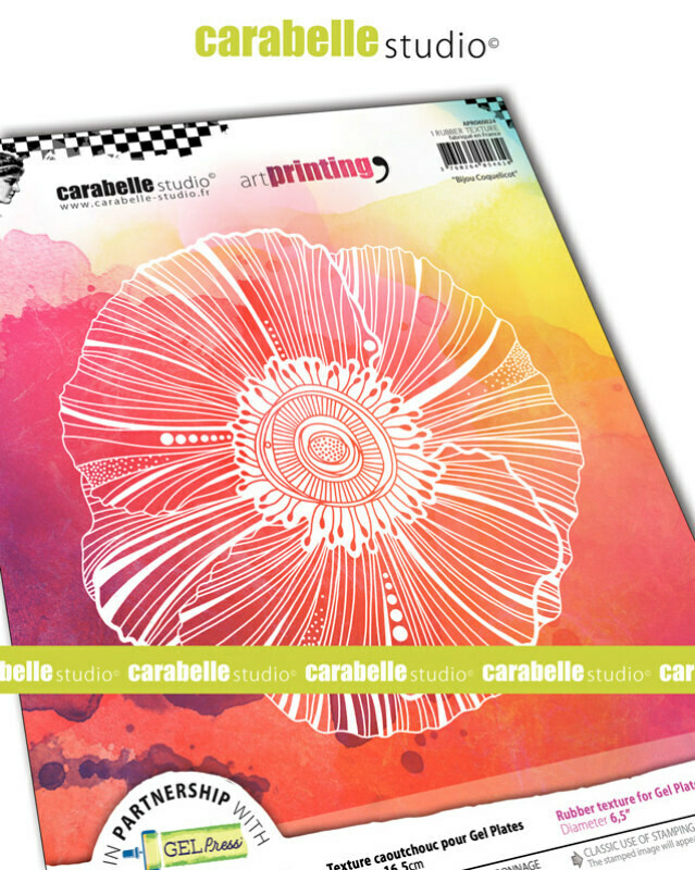 Art Printing Rond : Bijou Coquelicot by Azoline Art Printing Rond : Bijou Coquelicot by Azoline