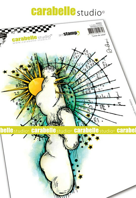 Set de tampons cling A5 : Lever de soleil by Alexi - 20x15cm Set de tampons cling A5 : Lever de soleil by Alexi - 20x15cm