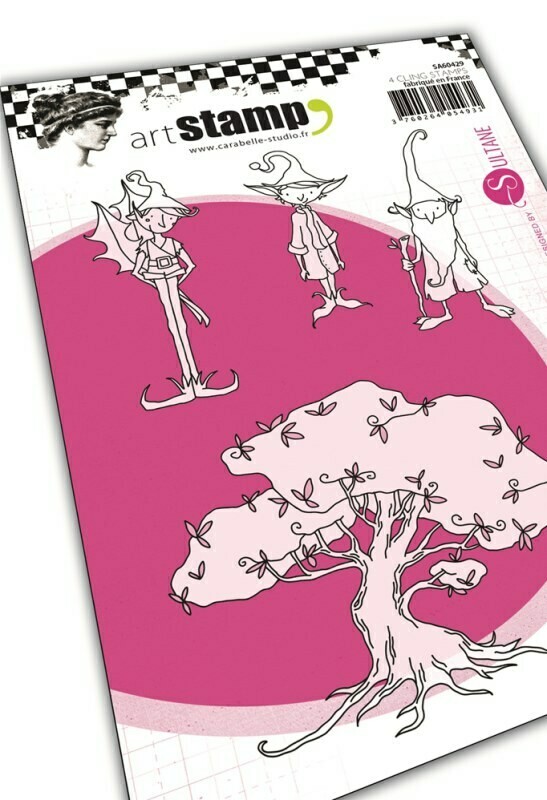 Set de tampons cling A6 : The tree of the wishes by Sultane - 10x15cm Set de tampons cling A6 : The tree of the wishes by Sultane - 10x15cm