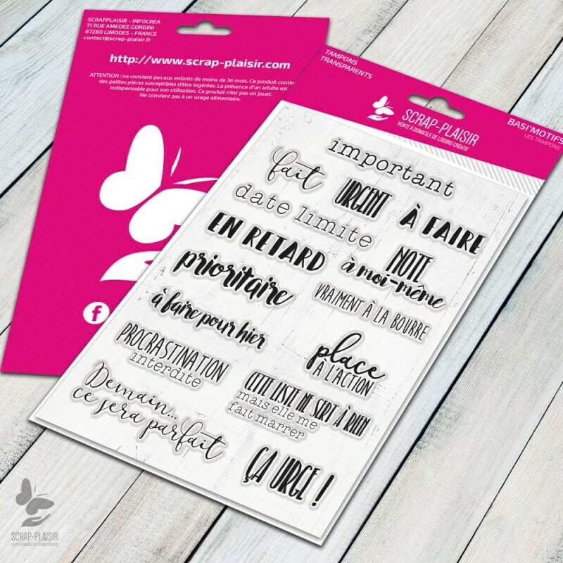 Set de 15 tampons clear a faire - 10x15cm Set de 15 tampons clear a faire - 10x15cm
