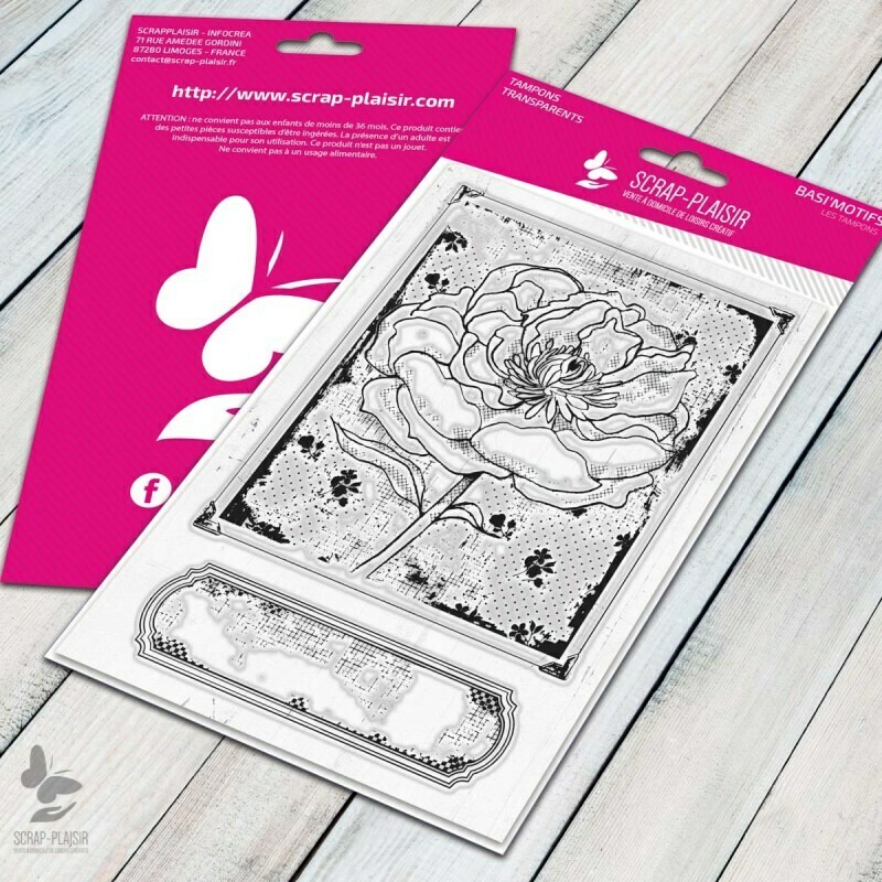 Set de 1 tampons clear herbier - 10x15cm Set de 1 tampons clear herbier - 10x15cm